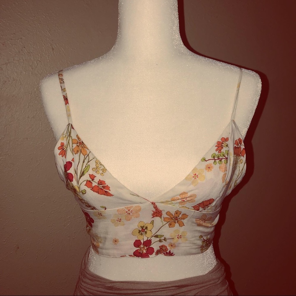 Floral crop top